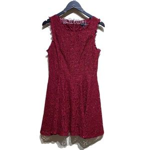 City Triangles Ruby Lace Sparkle Dress